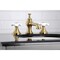 Kingston Brass KC7067PX Vintage 8" Widespread Bathroom Faucet, Brushed Brass KC7067PX - alternate 2
